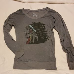 CHASER Longsleeve Indian Head Shirt